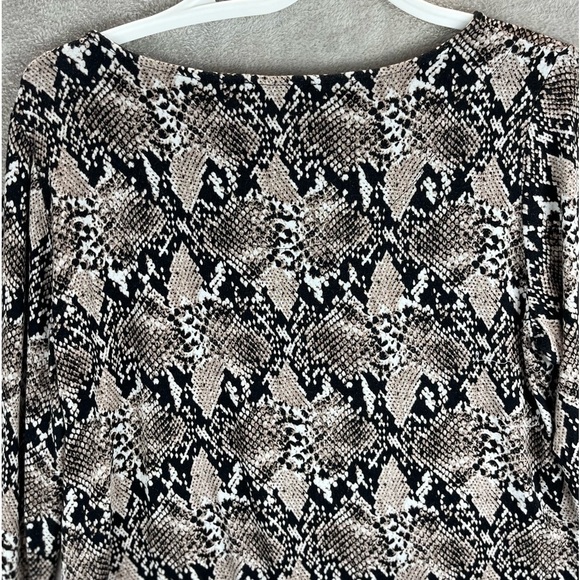 MARIO SERRINI Blouse Animal Print Medium Made in Italy - Picture 3 of 13